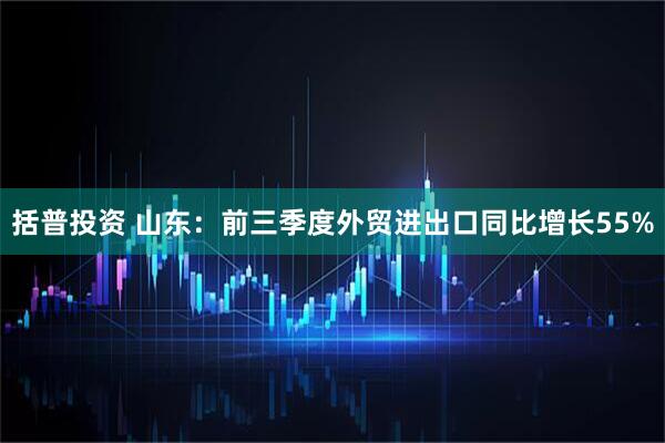 括普投资 山东：前三季度外贸进出口同比增长55%
